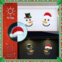 Trang trí Giáng sinh Đồ trang trí Giáng sinh vui vẻ Trang trí cửa nhà để xe Nam châm người tuyết Miếng dán tủ lạnh Bộ mặt phản quang Xe hơi Nam châm cho Giáng sinh Ngày lễ Tủ lạnh - Trộn màu sắc - Xem 2