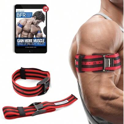 Blood Flow Restriction Bands, Exercise Straps For Occlusion Training, Gym Workout & Weight Lifting, Resistance Bands Help Increase Muscle Mass In Women & Men