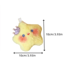 Mặt dây chuyền hình ngôi sao, thích hợp cho túi đeo chéo, ba lô, túi xách, cặp học sinh, móc chìa khóa - Nhiều màu - Xem 7