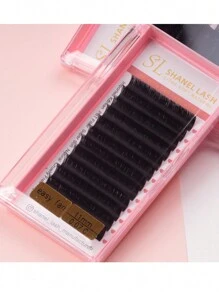 Fluffy Cashmere C Curl 0.03 0.05 0.07 Easy Fan Volume Lash Extensions Super Matte Dark Black Soft 0.03 0.05 0.07 Easy Fan Volume Lashes 8-18mm 3D 4D 5D 6D 7D 10D Automatic Rapid Blooming Flower Lashes Self Fanning Russian Individual Volume Lashes For Salon
