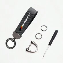 1 chiếc móc chìa khóa xe hơi bằng sợi carbon màu sắc cho Mercedes Benz Audi BMW cho VW móc chìa khóa xe hơi thời trang - Một cỡ - Xem 12