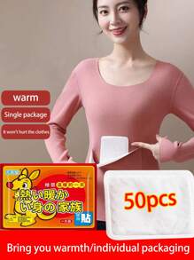 5/10/30/50片装加热贴,缓解经期疼痛,女性缓解痛经,恒温55℃,持续8小时,独立包装,使用方便,自发热,适合所有季节和各种场合,如居家、户外、办公室、学校等,成人适用,不会损坏衣物,圣诞礼物、暖手宝、男士礼物、圣诞袜填充物、可充电保温暖手宝、闺蜜节礼物、宠物礼物、嘉年华礼物、派对装饰 - 彩色 - 查看 2