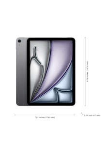 Apple IPad Air 11-Inch M2 Chip 2024 New Tablet (128G) - Space Gray - Dark Grey - View 4