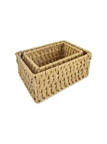Cestino intrecciato da cucina, cestino intrecciato in corda di carta non foderato, adatto per soggiorno, camera da letto, contenitore giocattoli per bambini, cestino da tavolo, cucina, accessori da cucina, utensili da cucina, organizer da cucina, organizer per il trucco, articoli da matrimonio, decorazioni floreali, accessori per la casa, tavolo, decorazioni per la casa, organizzazione e stoccaggio per la casa, decorazione per la stanza, decorazione camera da letto, cestini intrecciati boho geometrici, portavasi in legno e rattan, supporti per piante naturali misti in corda per spazi esterni con atmosfera costiera