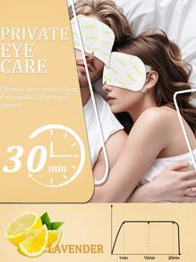 1/5/10/20/30/50 pièces Masque oculaire à vapeur jaune vitaminé, usage unique auto-chauffant, sans alcool, sans odeur, soulage la fatigue et la sécheresse oculaires, aide au sommeil quotidien, sieste de milieu de journée, détente en voyage, accroché à l'oreille, lunettes de voyage portable et d'affaires, fournissant des soins de base pour les yeux pour les utilisateurs d'ordinateurs et de téléphones portables, convenant aux étudiants et aux travailleurs de bureau