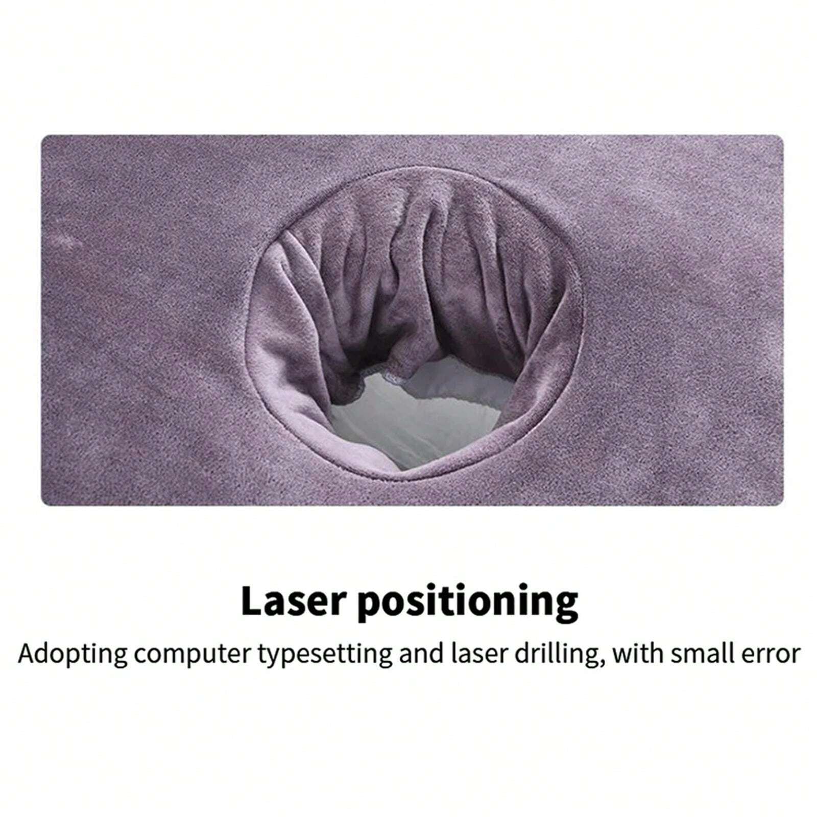 40*80cm Beauty SPA Massage Table Planking Face Towel With Hole Beauty