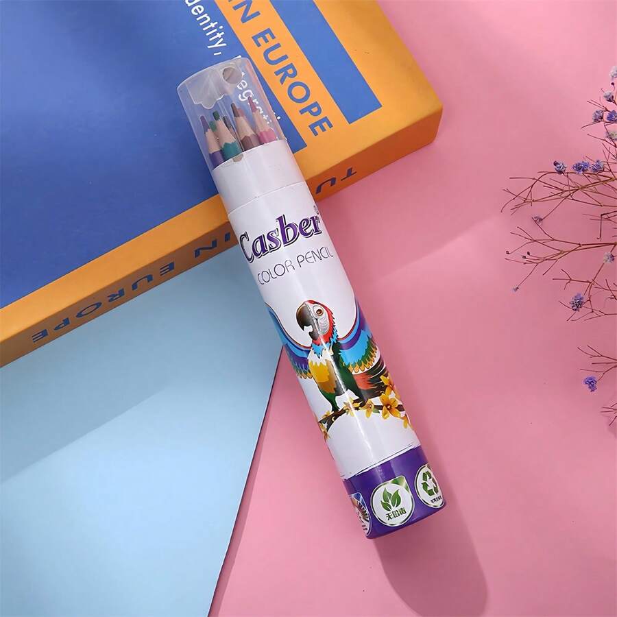 12/24/36pcs Set Of Color Pencils, Creative Drawing NonSharpen Colored