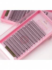 180 片 D 卷睫毛扇形长茎 8D 超轻丰盈柔软超深色预制丰盈扇形睫毛延长 0.07 D 卷曲 8-15 毫米手工独立睫毛簇预制扇形睫毛延长适用于美容院专业人士 - D - 查看 14