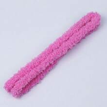1pc/1m Extra Long & Thick Chenille Pipe Cleaner, Coral Fleece Curly Wire Twist Stem Crafts For Handmade Dog Gift, DIY Craft Supplies