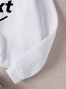 Personalized Custom Sweater - Add Your Own Text - Personalization - Couple Gift Idea - Women Tops- Valentine's Day Gift - White - View 6