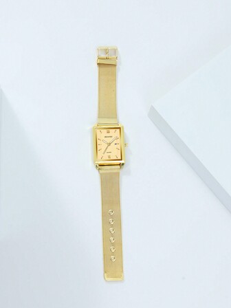 DIJANES 1pc Men Minimalist Quartz Watch