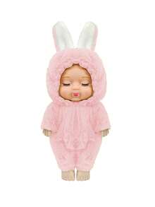 Plush Doll Blind Box Keychain, Macaron Color Bubble Doll Doll - Multicolor - View 13