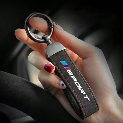 1pc Solid Color Car Key Chain Fluffy Keychain Buckle Fashion Car Key Ring For BMW 1 3 5 7 2 4 6 X Series X1 X3 X5 X6 X4