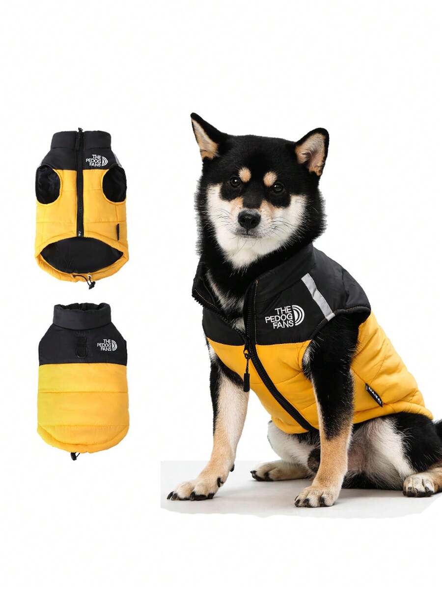 1pc Pet Dog Clothes, Warm Thick Wear Suitable For Cats And Dogs, Can Be