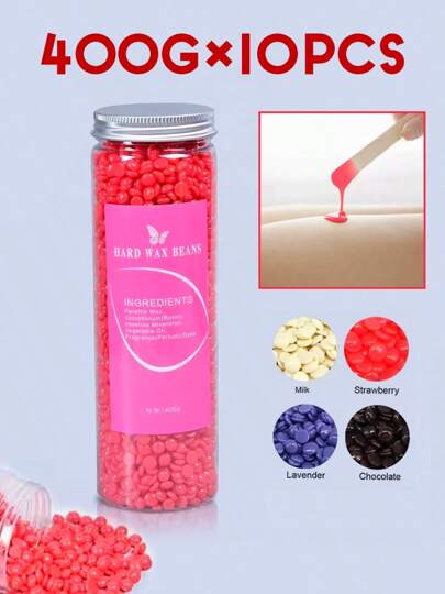 1pc,Depilación Granos de Cera 400g/1 Lata,Varios Colores Entrega al Azar,Depilación Cera Pellets Partes Privadas Axilas Cuerpo Completo Depilación Hombres y Mujeres Cara y Barba Tear-Off Depilación Pasta.Navidad, Regalo de Navidad, Invierno, Día de Acción de Gracias, Decoración Navideña, Maquillaje, Fiesta, Playa, Viajes, Ropa de Vacaciones, Rosa, Años 2000,  Ofertas, Camping, Exterior, Regalo.