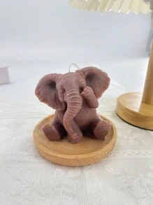 1 Nến thơm hình động vật đáng yêu & thú vị, Nến hình voi/mèo, Thích hợp để trang trí nhà cửa, Quà tặng ngày lễ - Nhiều màu - Xem 7