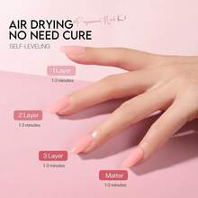 Bộ sơn móng tay Morovan: Sakura Pink Neutral Nude Quick Dry Pink Nails Bộ sơn móng tay màu hạnh nhân Shell White Regular Nails Bulk 0.25 Ounce Spring Finger Nails Set Glitter Christmas Nails Women DIY Gift Nail Art Supplies - Nhiều màu - Xem 9