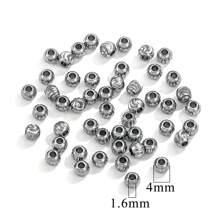 10 piezas de espaciadores redondos con textura de media luna de acero inoxidable 304 chapados en oro de 18k, cuentas colgantes para hacer joyas, accesorios para hacer pulseras y collares