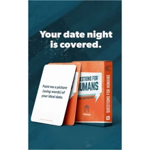 1pc - QUESTIONS FOR HUMANS - Fun Board Game Cards Game Table Family Night Card Game For Adults Couple Parent Friend Excited Travel Gathering Party Drinking Cards Game.Board Game Cards As Gift To Your Friends, Making Your Relationship Eternal.Christmas, Halloween, Thanksgiving Gift, Gaming Gift