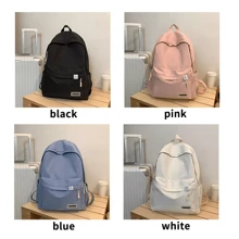 Backpack School Large Capacity Travel Shoulder Bag Teenager Girls Laptop Bag - White - View 5