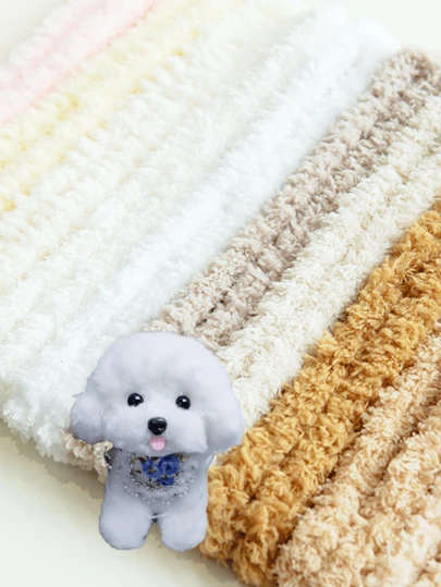 1 件/1 米超长超厚雪尼尔管道清洁器、珊瑚绒卷线扭杆工艺品，适用于手工制作的狗礼物、DIY 工艺品用品