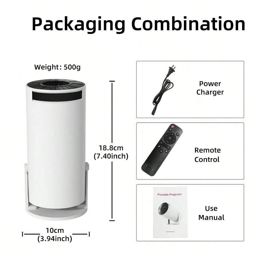 1080P Full HD Projector, Support HDMI Input/Output, MultiDevice