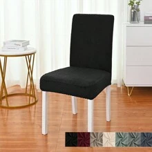 Pokrowce na krzesła do jadalni Zestaw 4 pokrowców na krzesła Pokrowce na krzesła do jadalni Elastyczne pokrowce na krzesła kuchenne Parsons, beżowe, XL Pokrowce na krzesła do jadalni Elastyczne pokrowce na krzesła z wysokim oparciem z żakardu do salonu Kuchnia Możliwość prania w pralce