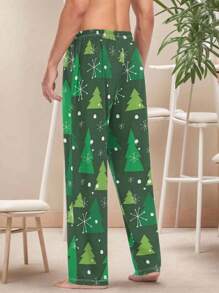 Quần dài thường ngày in họa tiết rừng Giáng sinh cho nam, Thu/Đông - Nhiều màu - Xem 4