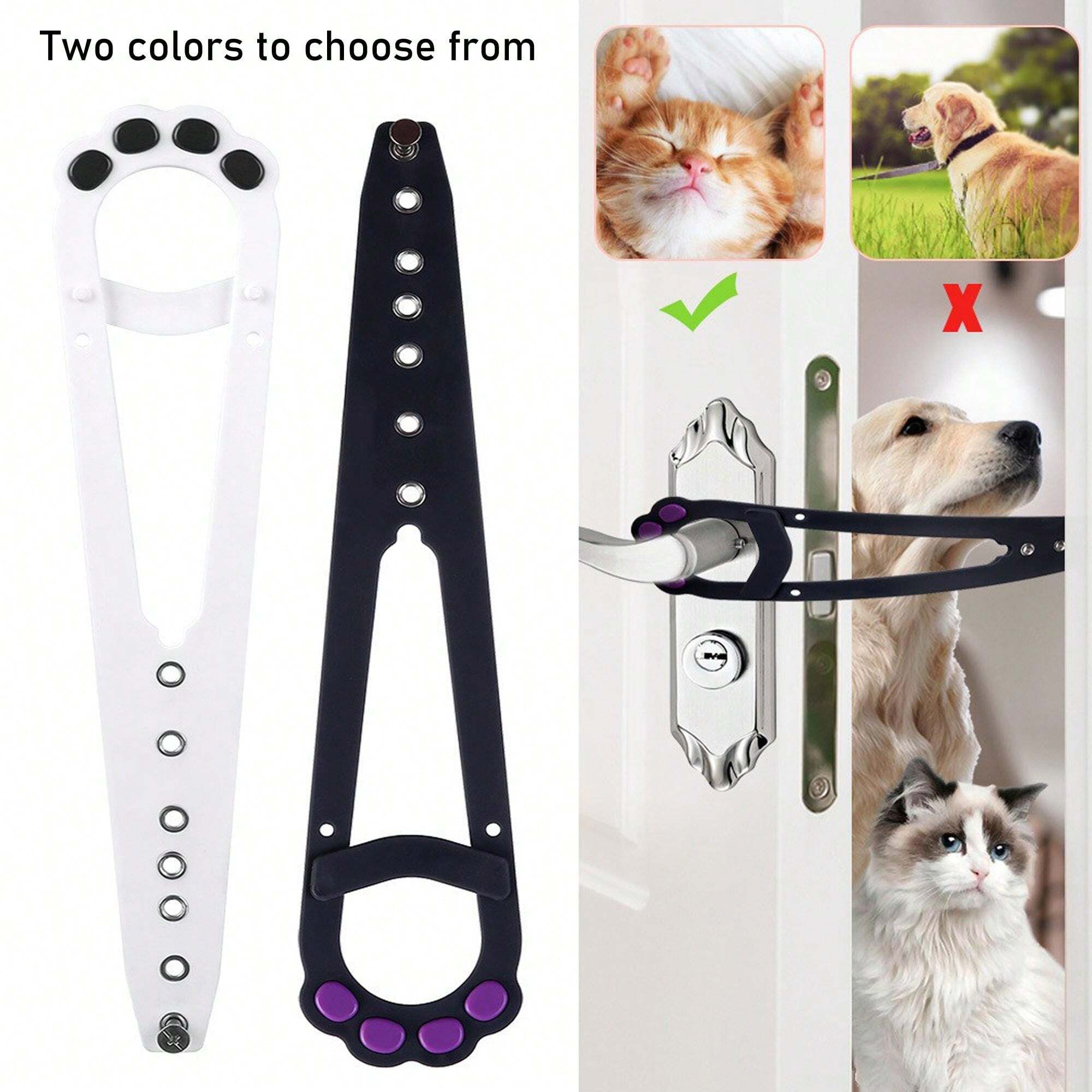 1pc Cat Door Gate Latch Lock, Easily Installed Gate Lock To Prevent Dog