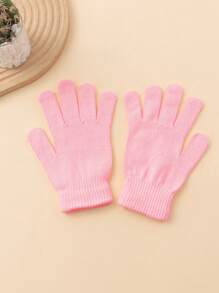 1 Pair Unisex Y2K Style Plain Knitted Gloves, Fashionable And Versatile For Street, Party, Outdoor Use In Autumn/Winter, Keep Warm,Travel,Festival - Gloves - View 23