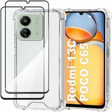 Funda Acrigel Para Redmi 13 C Transparente Antigolpes - transparente - Ver 2