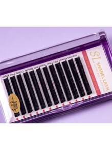 Premium Individual Lashes 0.03 0.05 0.07 Mega Volume Eye Lashes Extension Cashmere Velvet Fluffy D Curl 8-18mm Mixed Natural Look Cluster Lashes Super Soft Matte Black Individual Lashes Tray Volume Classic Synthetic Faux Mink Eyelashes Extensions Professional False Eyelashes Supplies For Lashes Salon