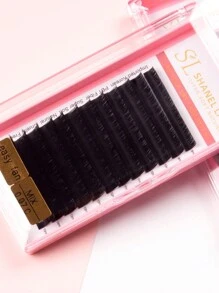 Fluffy Cashmere C Curl 0.03 0.05 0.07 Easy Fan Volume Lash Extensions Super Matte Dark Black Soft 0.03 0.05 0.07 Easy Fan Volume Lashes 8-18mm 3D 4D 5D 6D 7D 10D Automatic Rapid Blooming Flower Lashes Self Fanning Russian Individual Volume Lashes For Salon