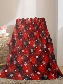 1 件个性化圣诞数码印花毯，柔软温暖，适合午睡、沙发、办公室、露营、旅行，适合所有季节，多功能礼品毯