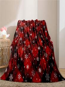 1 件个性化圣诞数码印花毯，柔软温暖，适合午睡、沙发、办公室、露营、旅行，适合所有季节，多功能礼品毯