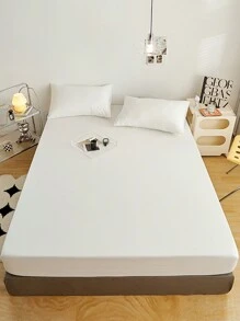 1 件全新柔软棉质床笠适用于学生宿舍双层床、托儿所、幼儿园、儿童房、婴儿午睡、不起球、防静电、可水洗、360 度贴合、不含荧光剂