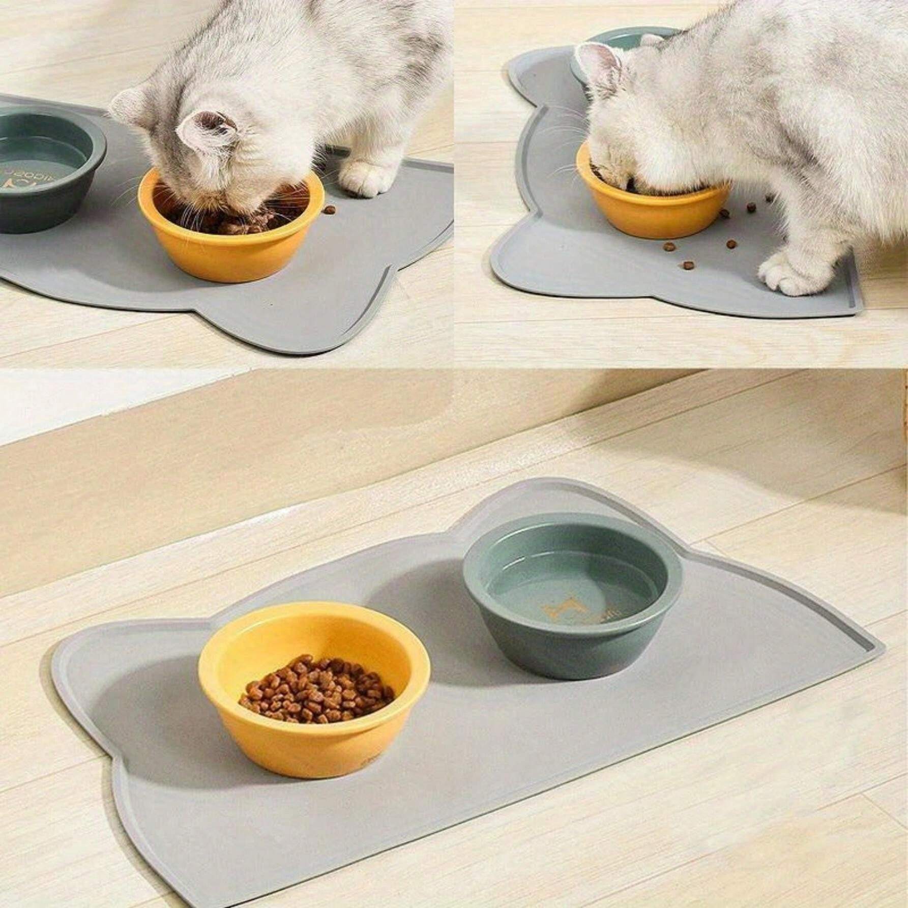 Silicone Pet Feeding Dog Cat Bowl Food Mat NonStick Waterproof Pet