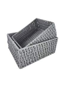 Cestino intrecciato da cucina, cestino intrecciato in corda di carta non foderato, adatto per soggiorno, camera da letto, contenitore giocattoli per bambini, cestino da tavolo, cucina, accessori da cucina, utensili da cucina, organizer da cucina, organizer per il trucco, articoli da matrimonio, decorazioni floreali, accessori per la casa, tavolo, decorazioni per la casa, organizzazione e stoccaggio per la casa, decorazione per la stanza, decorazione camera da letto, cestini intrecciati boho geometrici, portavasi in legno e rattan, supporti per piante naturali misti in corda per spazi esterni con atmosfera costiera