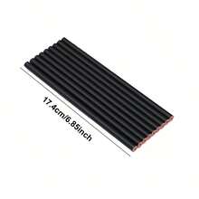 20pcs/Set Black Round Barrel Pencils For Students Back To School Supplies - Black - View 5