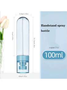 1只便攜式倒立包裝塑料小型納米噴霧瓶,酒精噴霧器消毒化妝水噴霧器可用於面部和旅行