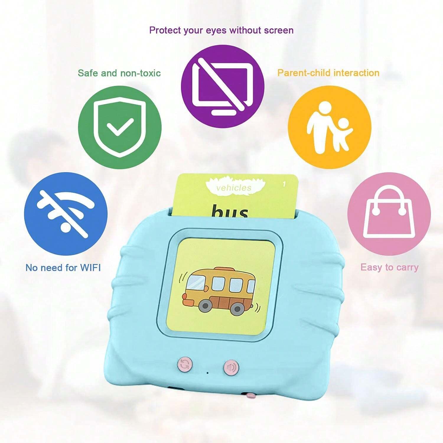 Talking Flash Cards With 200 More Sight Words, Montessori Educational