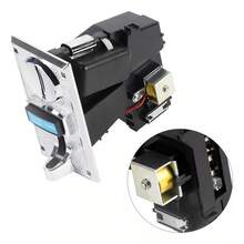 Monedero Aceptador Electrónico Multimonedas Maquina Arcade - Plateado - Ver 5