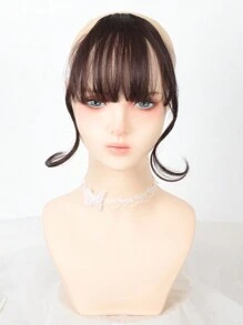 Girls' Natural Forehead Wig Bangs Air Bangs Wig Female Comic Bangs Invisible Wig Hair Clips Claw Clips Hair Slide Hair Barrettes - Multicolor - View 10