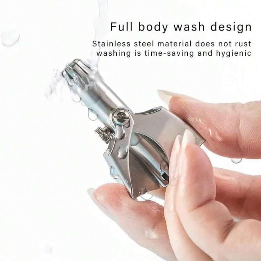 1 Male Nose Hair Trimmer I Female Manual Nose Hair Trimmer I Stainless