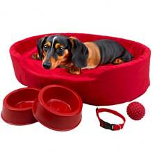 Pet Bed & Crate Mat - 紅色 - 查看 1