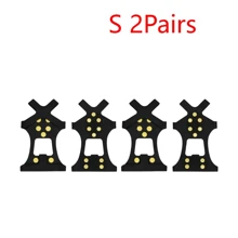 1/2 pièce(s) Crampons d'escalade à 10 dents, antidérapants, Crampons d'alpinisme unisexes pour bottes, Crampons à neige pour marche et randonnée