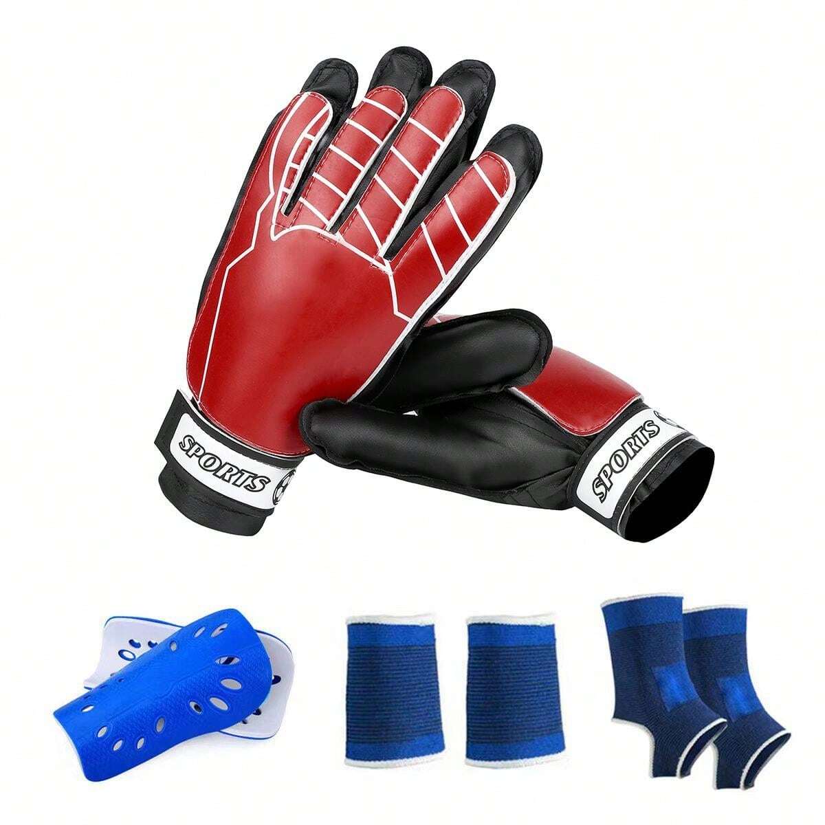1 Pair Of Professional Unisex Youth Goalkeeper Football Training And