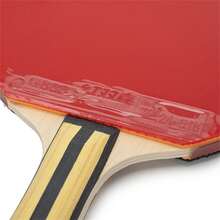 Dhs 4-Star Table Tennis Racket Double Face Rubber Table Tennis Racket For Competition Use - Red - View 4