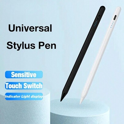 Stylus Compatible With All Devices, USB Charging, Tilt Sensitivity, Anti-Palm Touch, Magnetic Accessories, Precision Fine Tip Nib, No Delay, Rechargeable Battery Smart Magnetic Stylus Pen Pencil For Pad