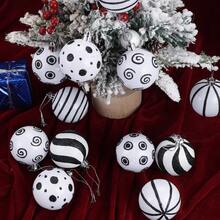 Neues Weihnachtsornament Kunststoff-Kugel-Set mit Beschichtung, Weihnachtsbaum-Hängekugeln, Feiertags-Dekorationen, perfekte Geschenke
